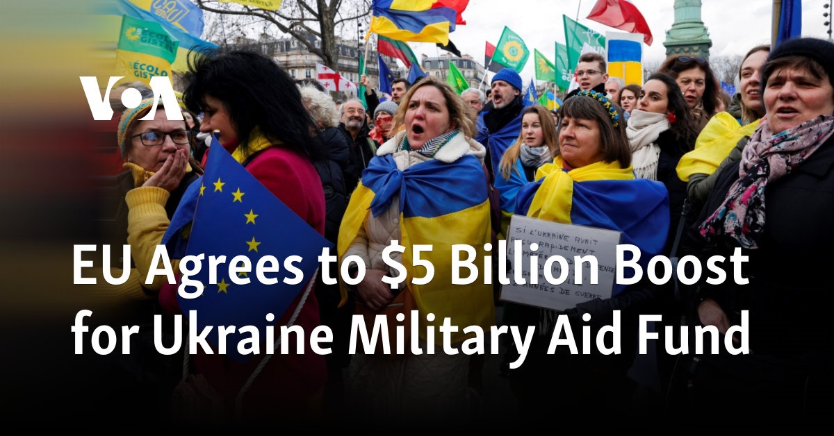 EU Set to Release First €90 Billion Aid Package for Ukraine by Mid-May