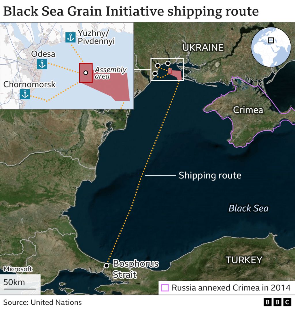 Ukraine’s Escalating Attacks on Black Sea Trade Routes Threaten Global Shipping